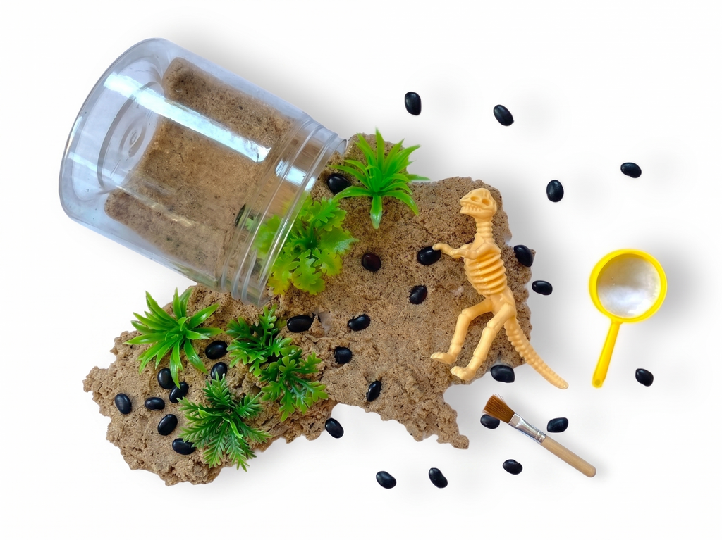 Bradley's sensory dino dig kit